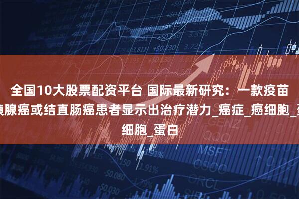 全国10大股票配资平台 国际最新研究：一款疫苗对胰腺癌或结直肠癌患者显示出治疗潜力_癌症_癌细胞_蛋白